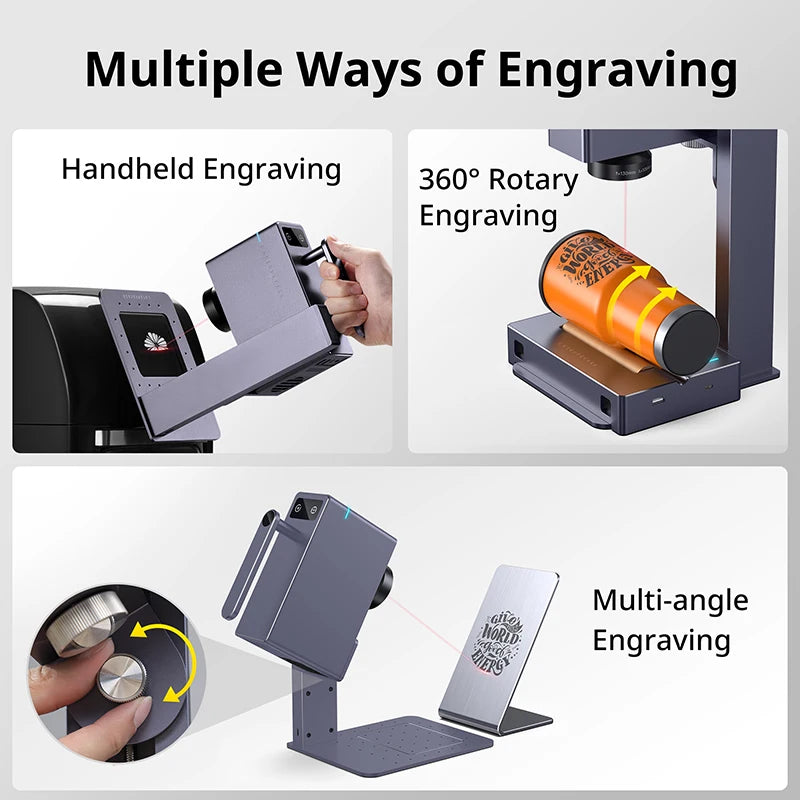 LaserPecker Handheld Laser Engraver for Metal and Plastic Engraving Tools