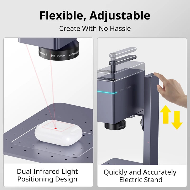 LaserPecker Handheld Laser Engraver for Metal and Plastic Engraving Tools