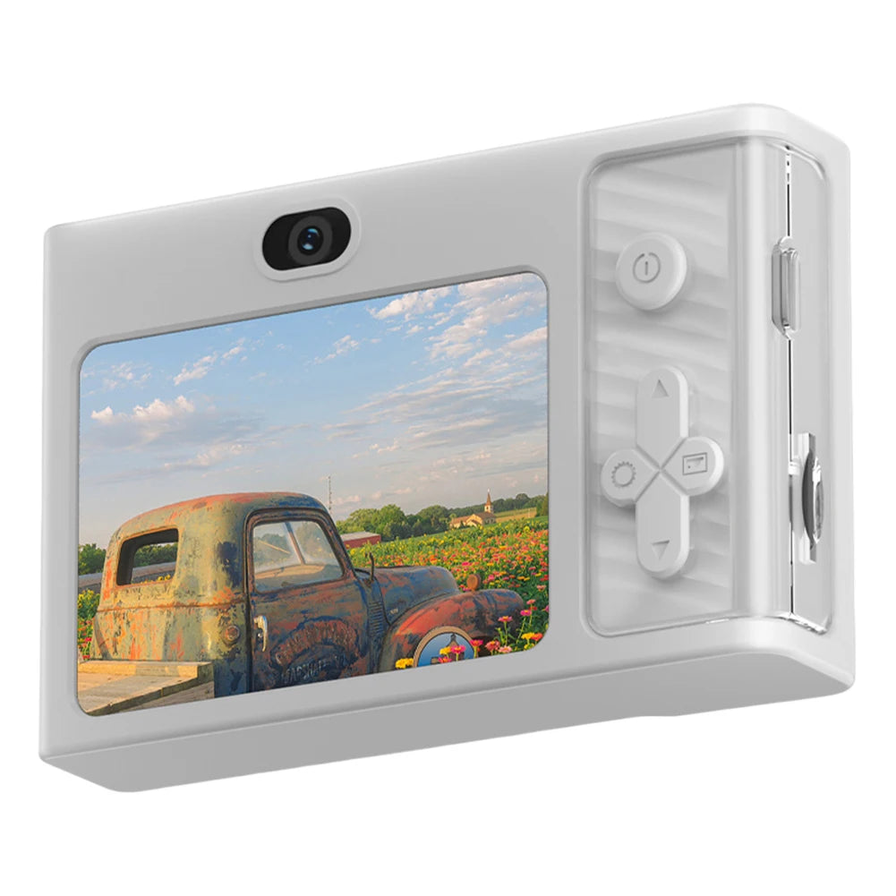 2.4 Inch Kids Digital Camera 1080P 48MP Retro Students Camera 8 X Zoom Camcorder Travel Cameras for Entry-Level Photography