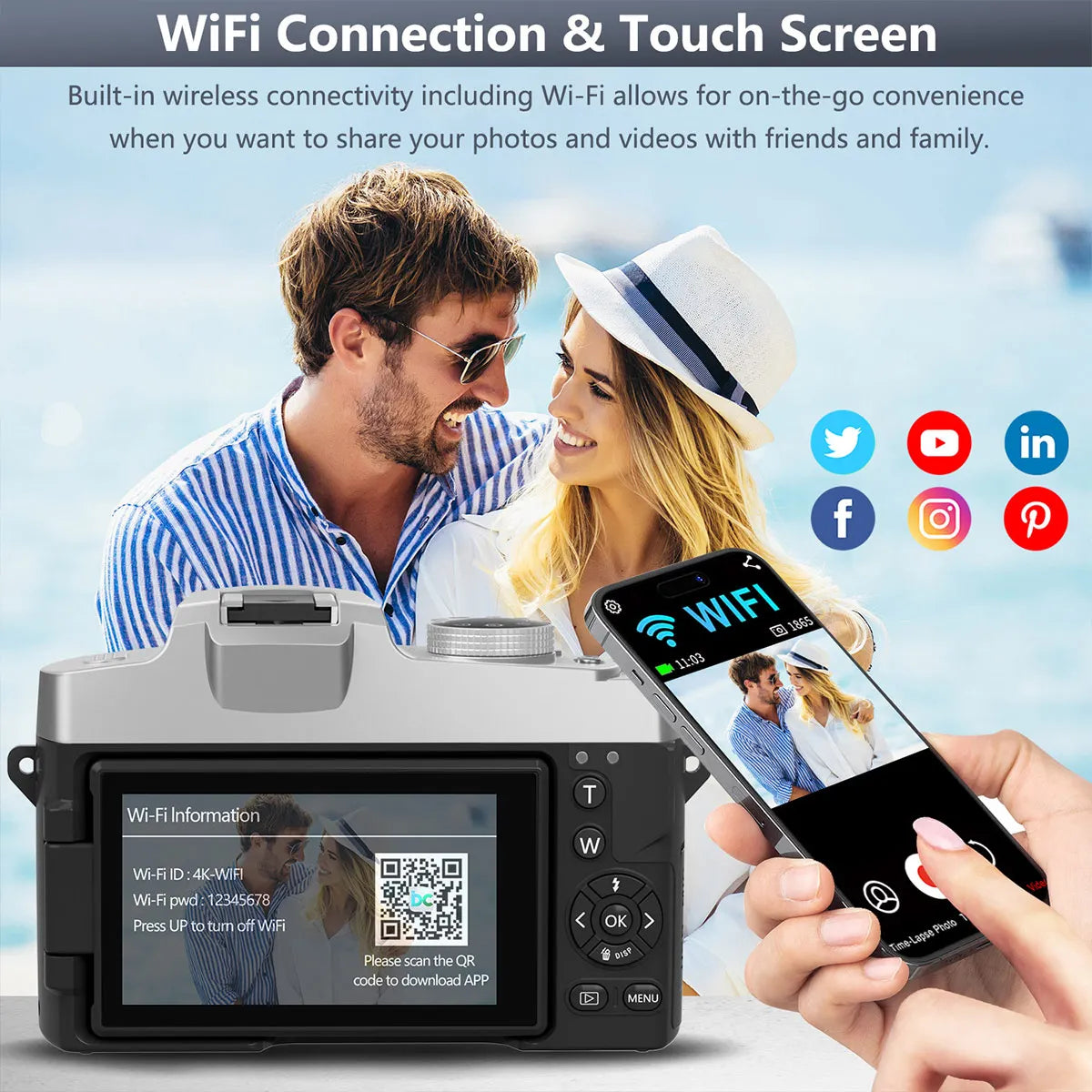 75MP Digital Camera for Photography & Video