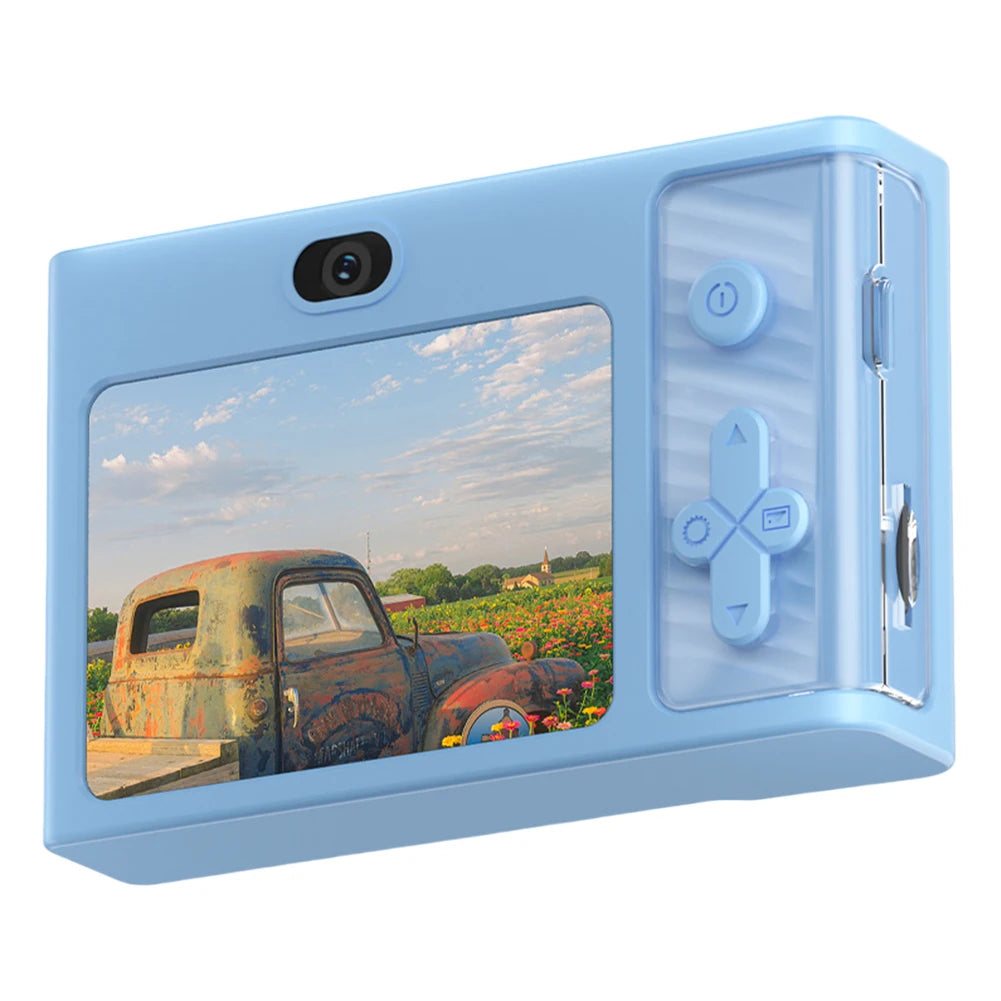 2.4 Inch Kids Digital Camera 1080P 48MP Retro Students Camera 8 X Zoom Camcorder Travel Cameras for Entry-Level Photography