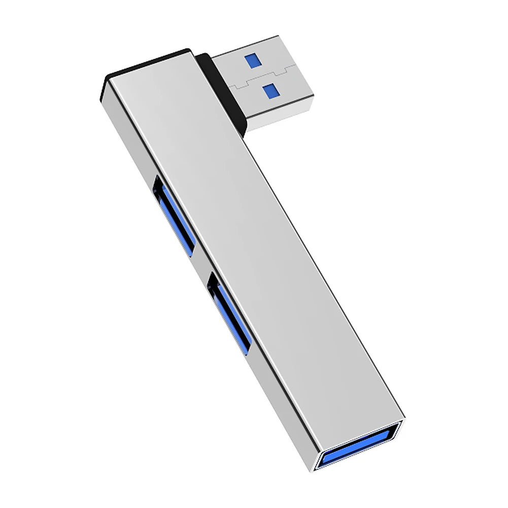 3 in 1 USB Splitter Hub Speed 5.0Gbps 3 Port Docking Station