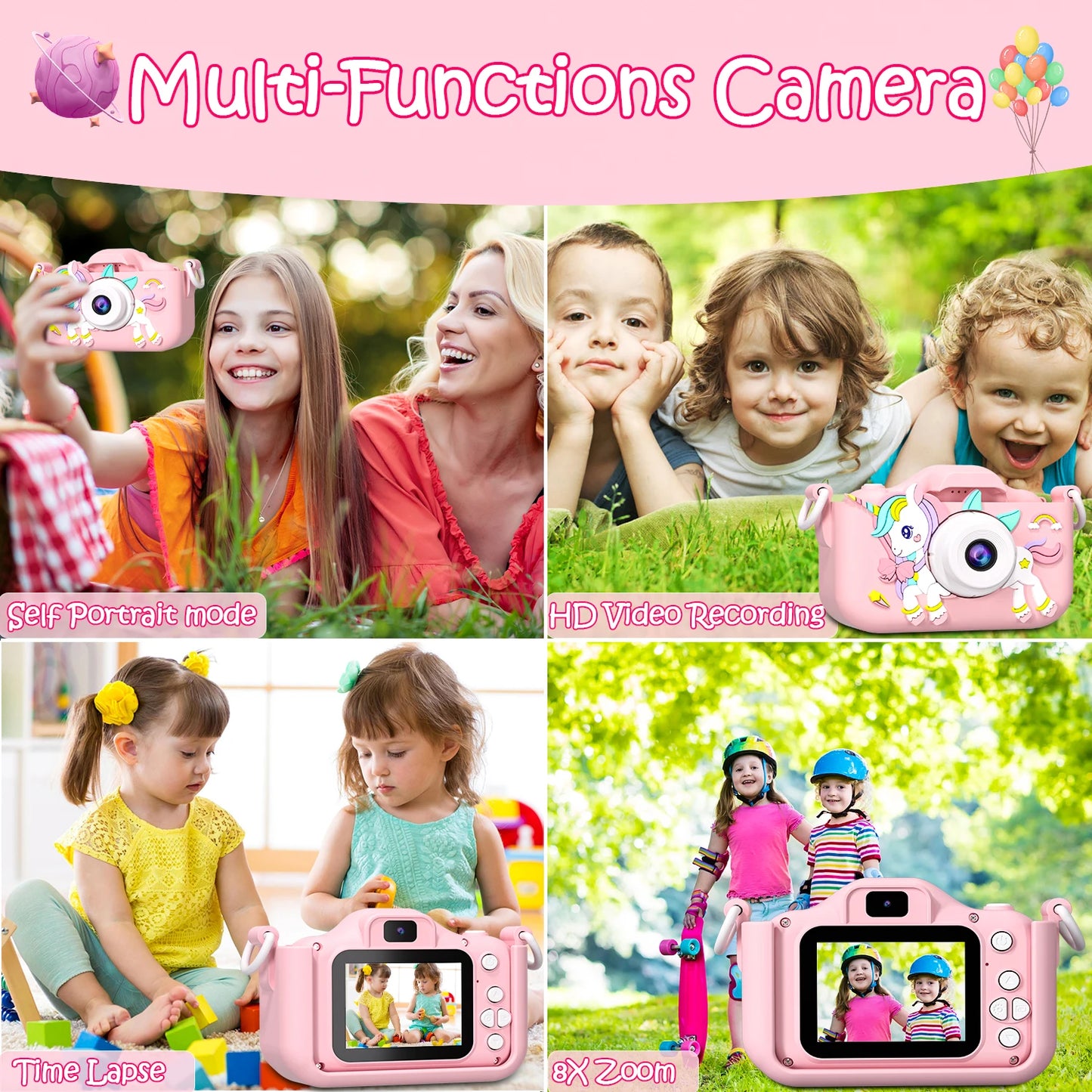 Mini Children Camera 1080P HD Digital Camera Educational