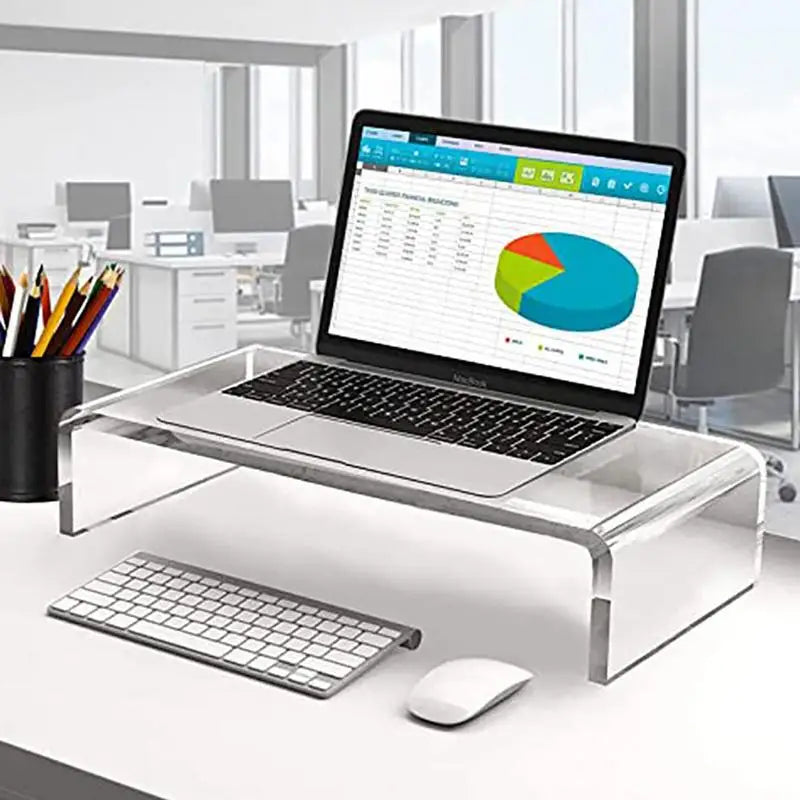 Monitor Stand Riser Transparent Acrylic Computer Monitor Holder
