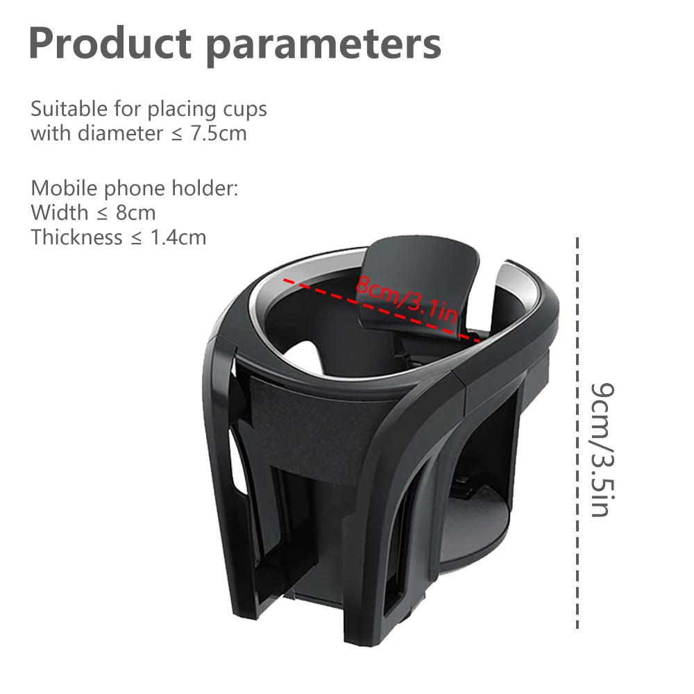 2 in 1 Car Air Vent Cup Holder and Car Phone