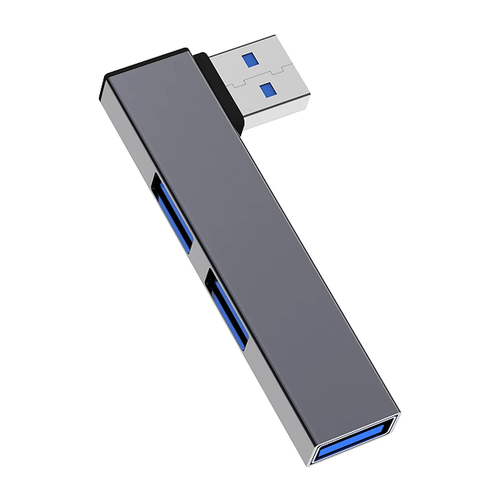 3 in 1 USB Splitter Hub Speed 5.0Gbps 3 Port Docking Station