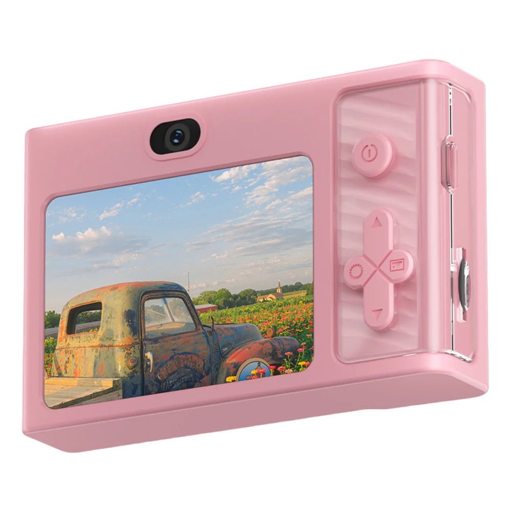 2.4 Inch Kids Digital Camera 1080P 48MP Retro Students Camera 8 X Zoom Camcorder Travel Cameras for Entry-Level Photography