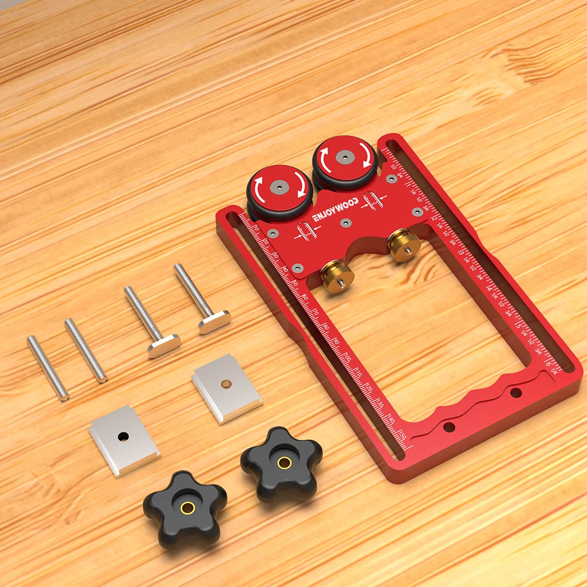 One-Way Double Wheel Woodworking Baffle Compact Lightweight Design Precision Tool