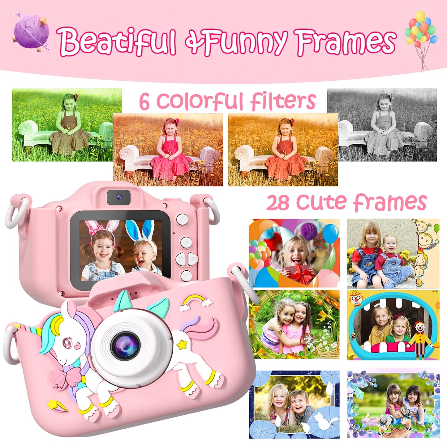 Mini Children Camera 1080P HD Digital Camera Educational