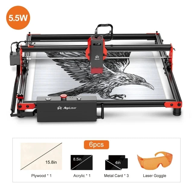 Algolaser 5W Smart Offline APP Phone Connect Laser Engraver Cutter