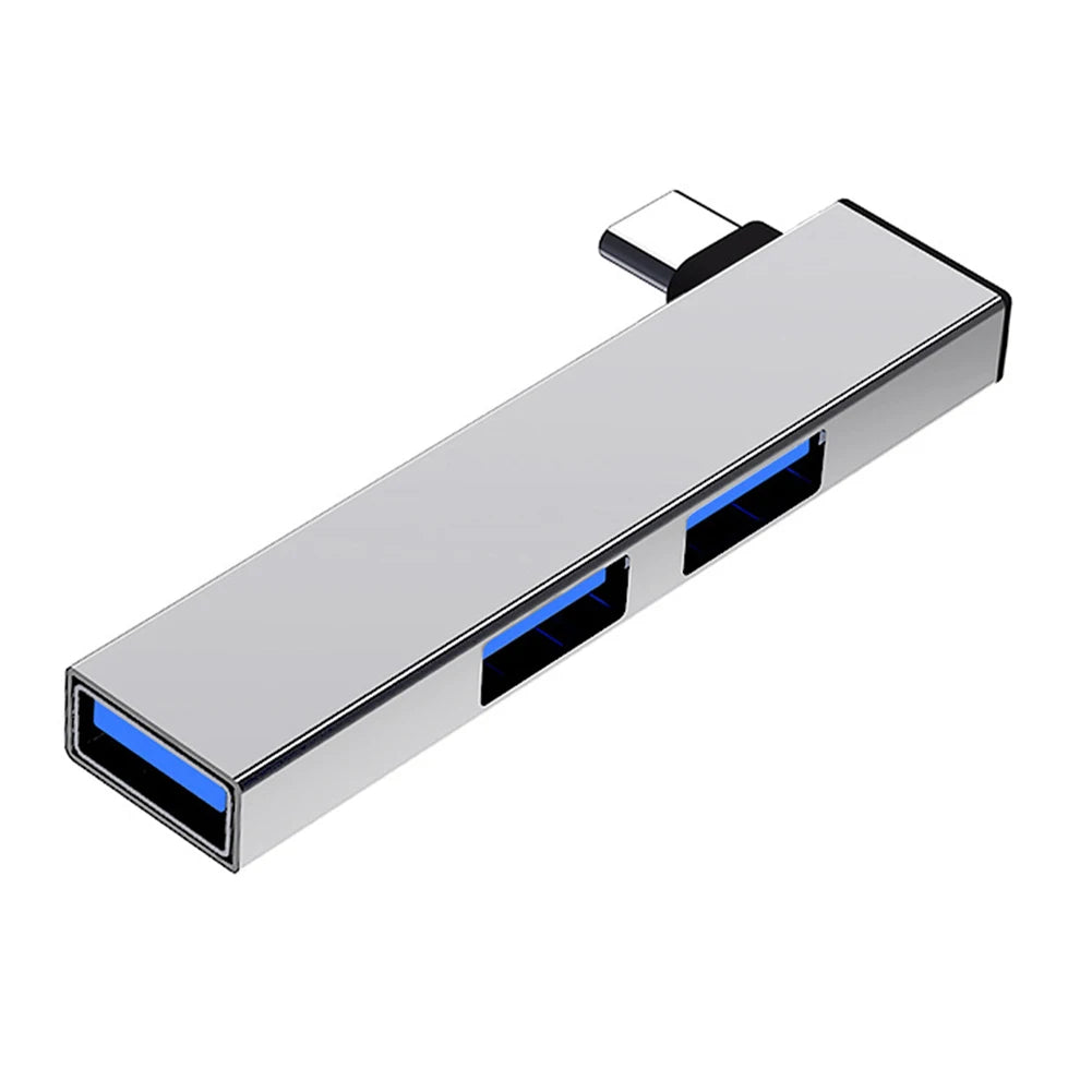 3 in 1 USB Splitter Hub Speed 5.0Gbps 3 Port Docking Station