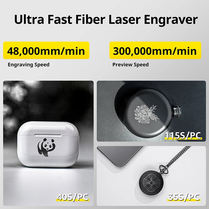 LaserPecker Handheld Laser Engraver for Metal and Plastic Engraving Tools