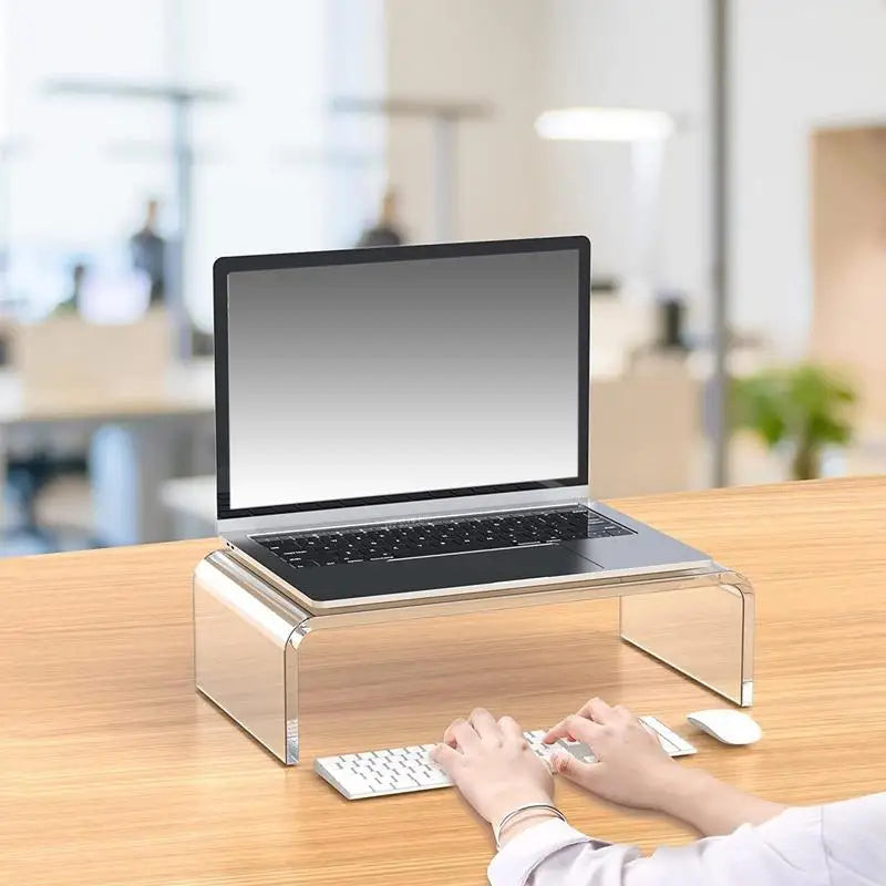 Monitor Stand Riser Transparent Acrylic Computer Monitor Holder