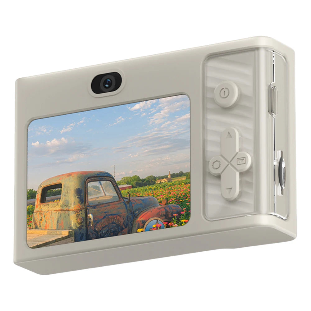 2.4 Inch Kids Digital Camera 1080P 48MP Retro Students Camera 8 X Zoom Camcorder Travel Cameras for Entry-Level Photography