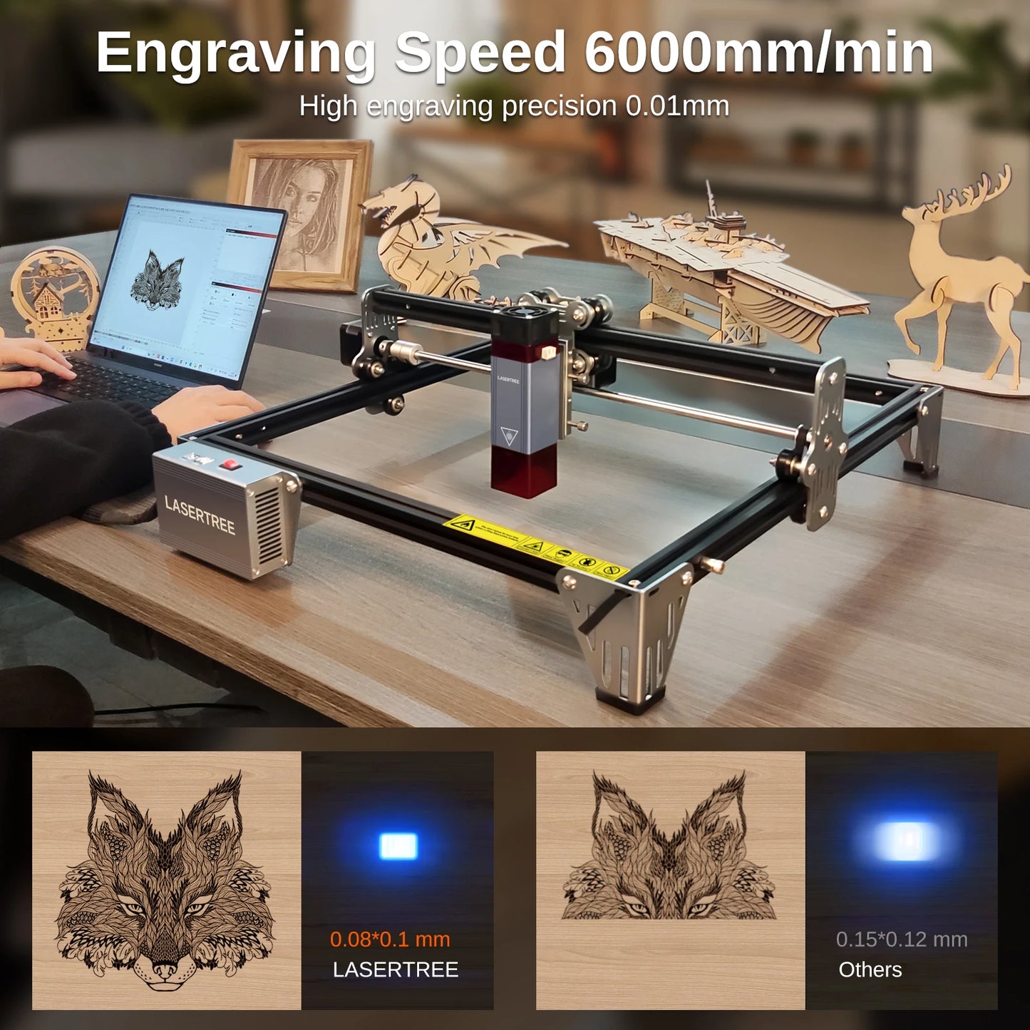 Laser Tree LT-K1 Laser Engraver Machine